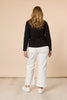 Hudson High Rise Wide Leg Jean-Ivory