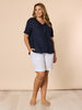 Jordan Linen Short - White gordon smith