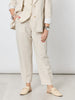Lino Tapered Pant - Natural