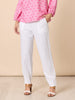 Lino Tapered Pant - White GORDON SMITH
