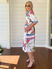 Monaco Midi Shirt Dress - Sardinia Blue