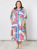 Monaco Midi Shirt Dress - Sardinia Blue