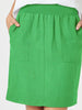 Stitch Hem Detail Skirt - Elm