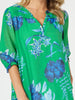Garden Bloom Dress-Elm Blue