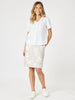 Morro Bay Skirt - Natural / White