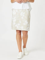 Morro Bay Skirt - Natural / White