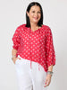 French Rose Blouse - Red
