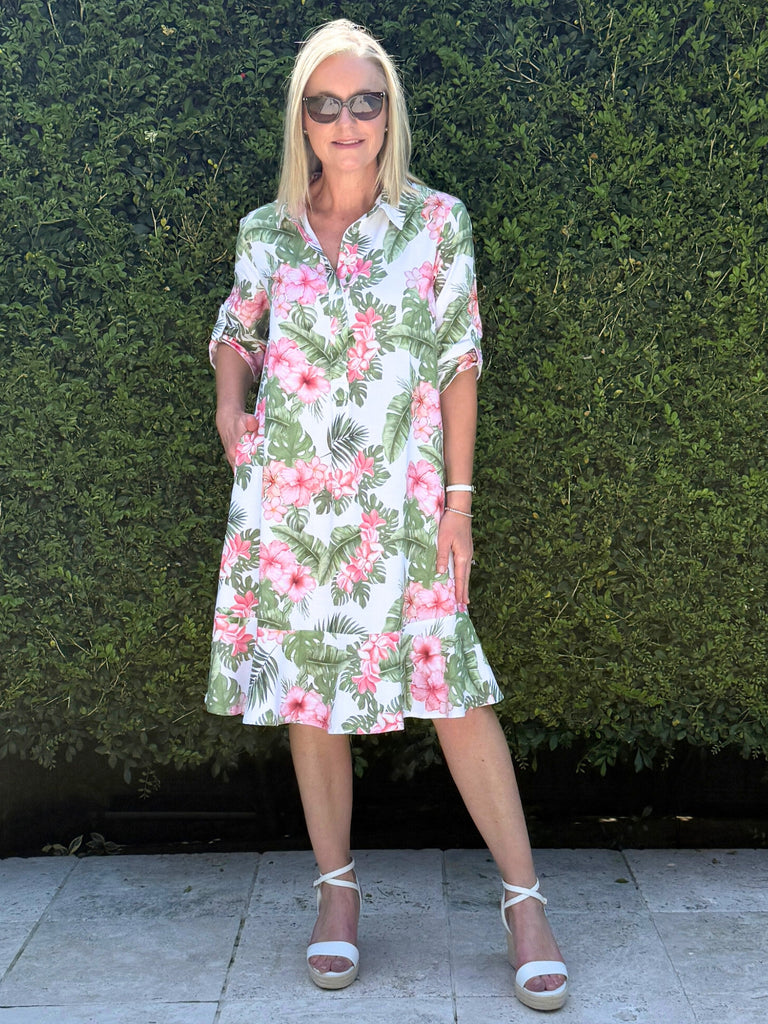 Caledonia Midi Dress - Floral