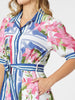 Monaco Midi Shirt Dress - Sardinia Blue