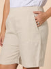Jordan Linen Short - Natural gordon smith