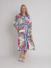 Monaco Midi Shirt Dress - Sardinia Blue
