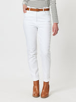 Miracle High Rise Jean - White