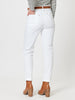 Miracle High Waisted Slim Leg Jean - White