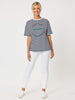 Miracle High Waisted Slim Leg Jean - White