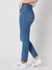 Miracle High Waisted Slim Leg Jean - Washed Denim