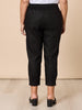 Sarah Linen Pleat Hem Pant - Black gordon smith