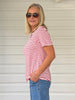 Classic Stripe Tee - Red/White