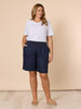 Jordan Linen Short - Navy gordon smith