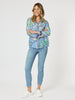 Marvel High Rise Stretch Jean - Denim