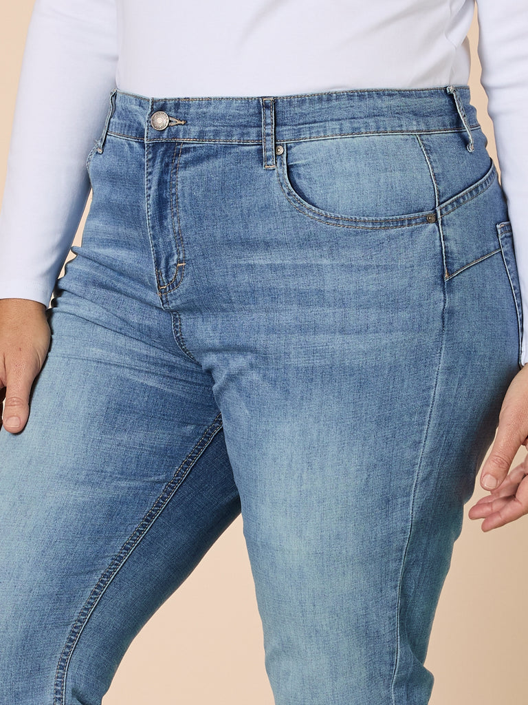 Marvel Rikki Denim Marvel High Rise Stretch Jean - Denim – Gordon Smith