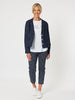 Danielle Linen Jacket - Navy