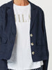 Danielle Linen Jacket - Navy