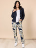 Newport Floral Print Pant - Navy Multi