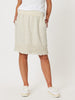 Ruffle Hem Skirt - Natural