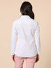Emma Rib Detail Shirt - White