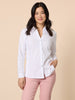 Emma Rib Detail Shirt - White
