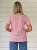 Classic Stripe Tee - Red/White