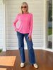 Heritage Long Sleeve Top - Hot Pink