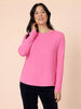Heritage Long Sleeve Top - Hot Pink