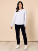 Heritage Long Sleeve Top - White