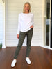 Kelly Print Pant - Khaki