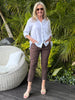 Small Bow Pant - Koko White