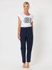 Lauren Slim Leg Pant - Navy