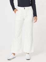 Hudson Wide Leg Jean - Ivory