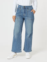 Hudson Wide Leg Jean - Denim