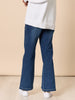 Hudson Wide Leg Jean - Blue Wash