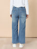 Hudson High Rise Wide Leg Jean - Denim