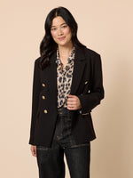 Lauren Double Breasted Blazer - Black