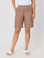Jordan Linen Short - Mocha
