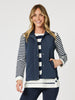 Brighton Puffer Vest - Navy