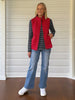 Brighton Puffer Vest - Red