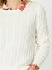 Kala Cable Knit Jumper - Ivory