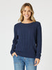 Kala Cable Jumper - Navy