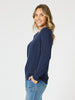Kala Cable Jumper - Navy