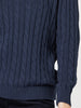 Kala Cable Jumper - Navy