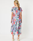 Bahama Print Dress - Blue